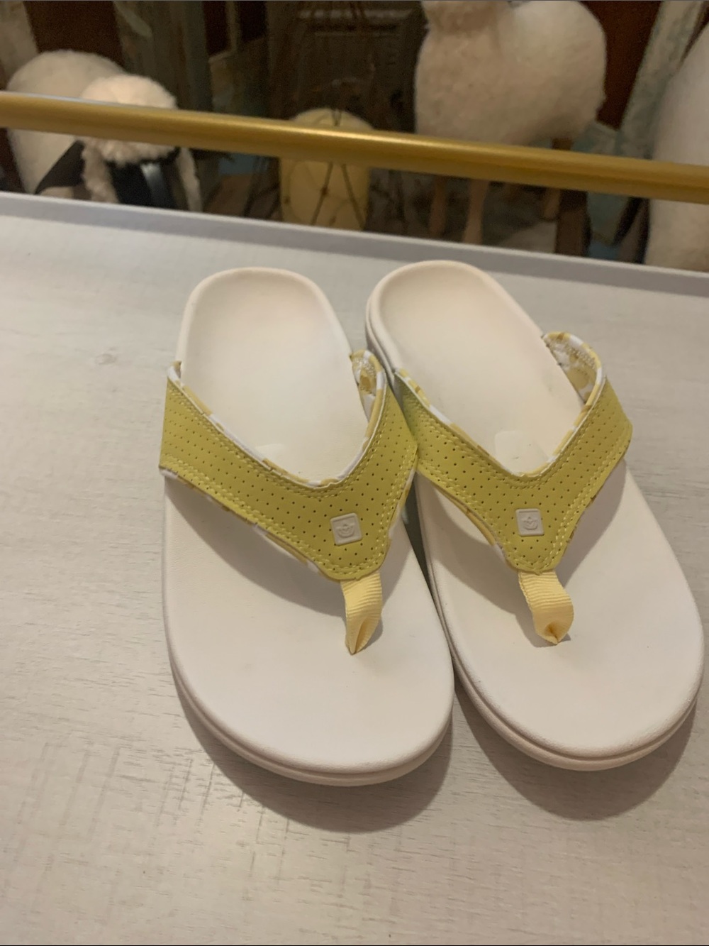 Women’s Yellow Thong Sandals - Lightweight Comfort